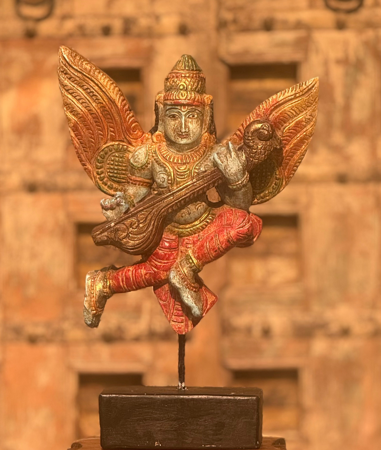 GANDHARVA WITH WINGS & VEENA