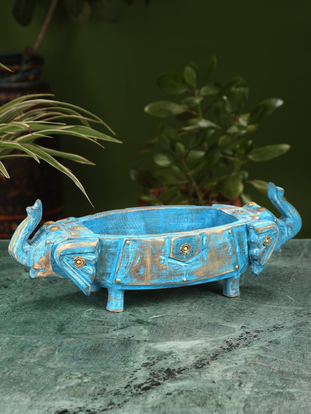 Wooden Elephant Tray