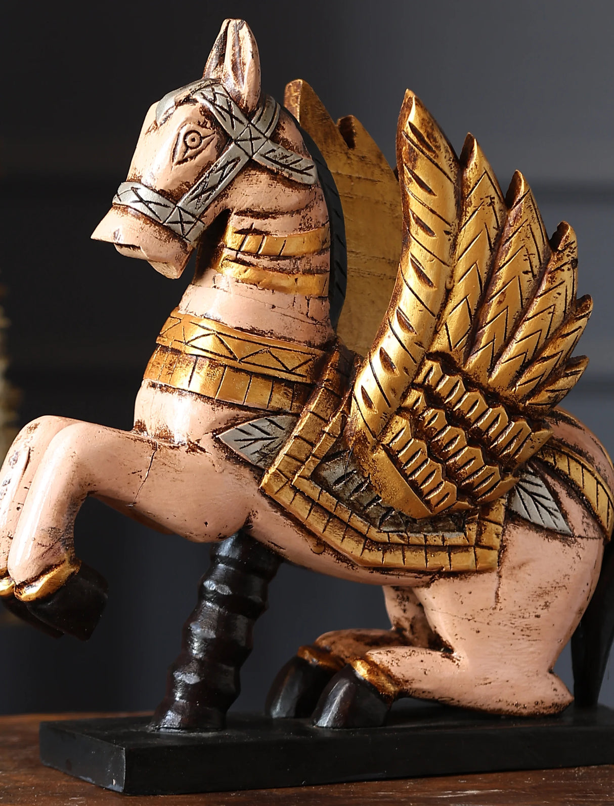 Wooden Whisper - Horse With Wings