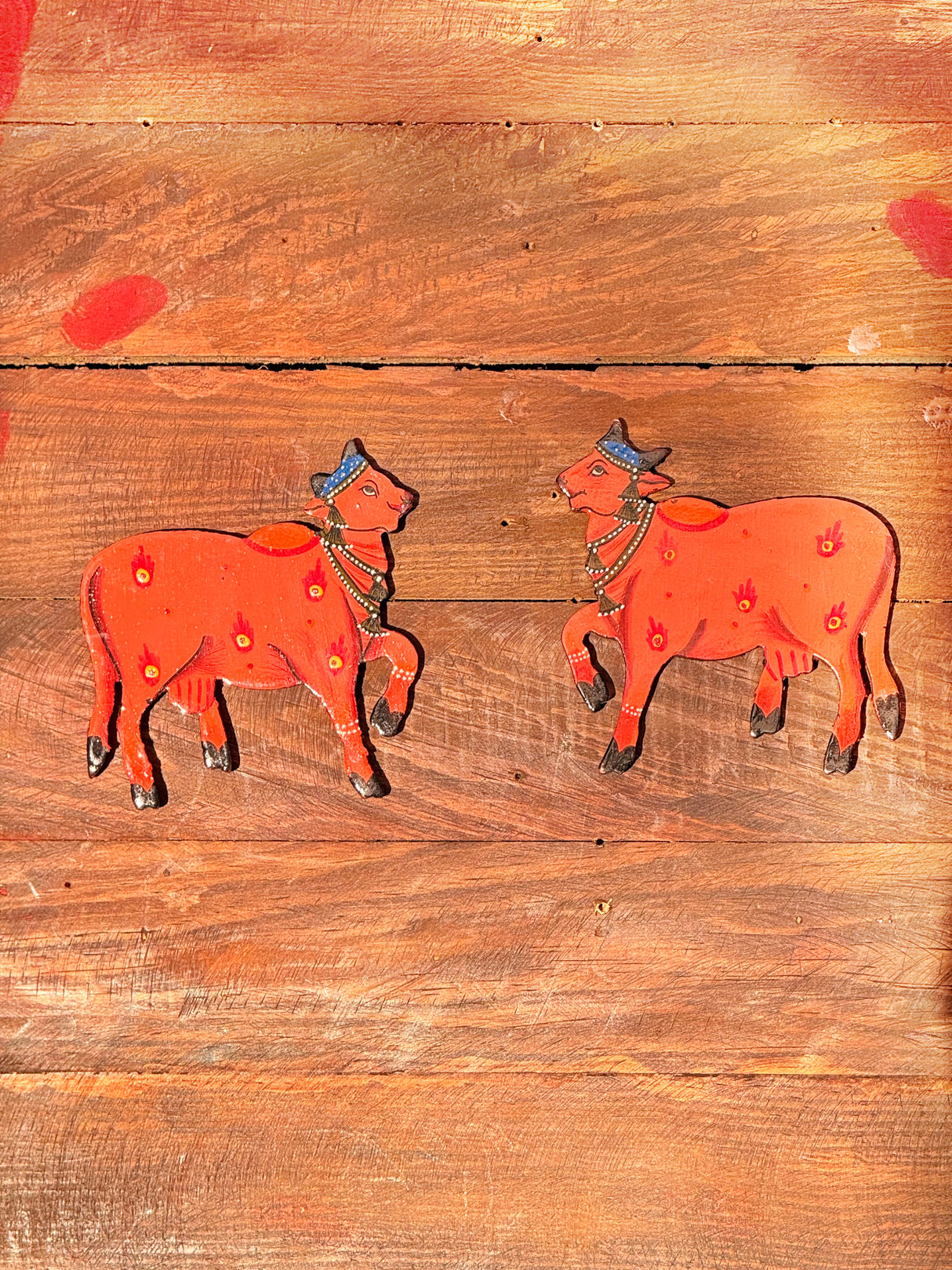 Pichwai Cow MDF Cut-Out - Pack of 2