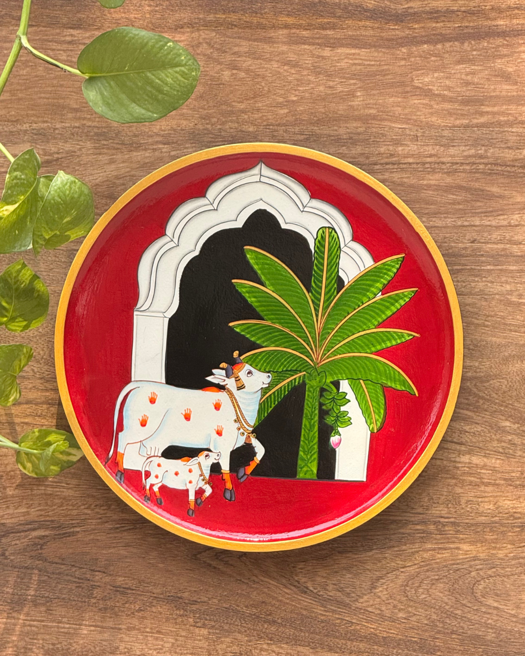 Wooden Wall Plates Vatsalya Murti
