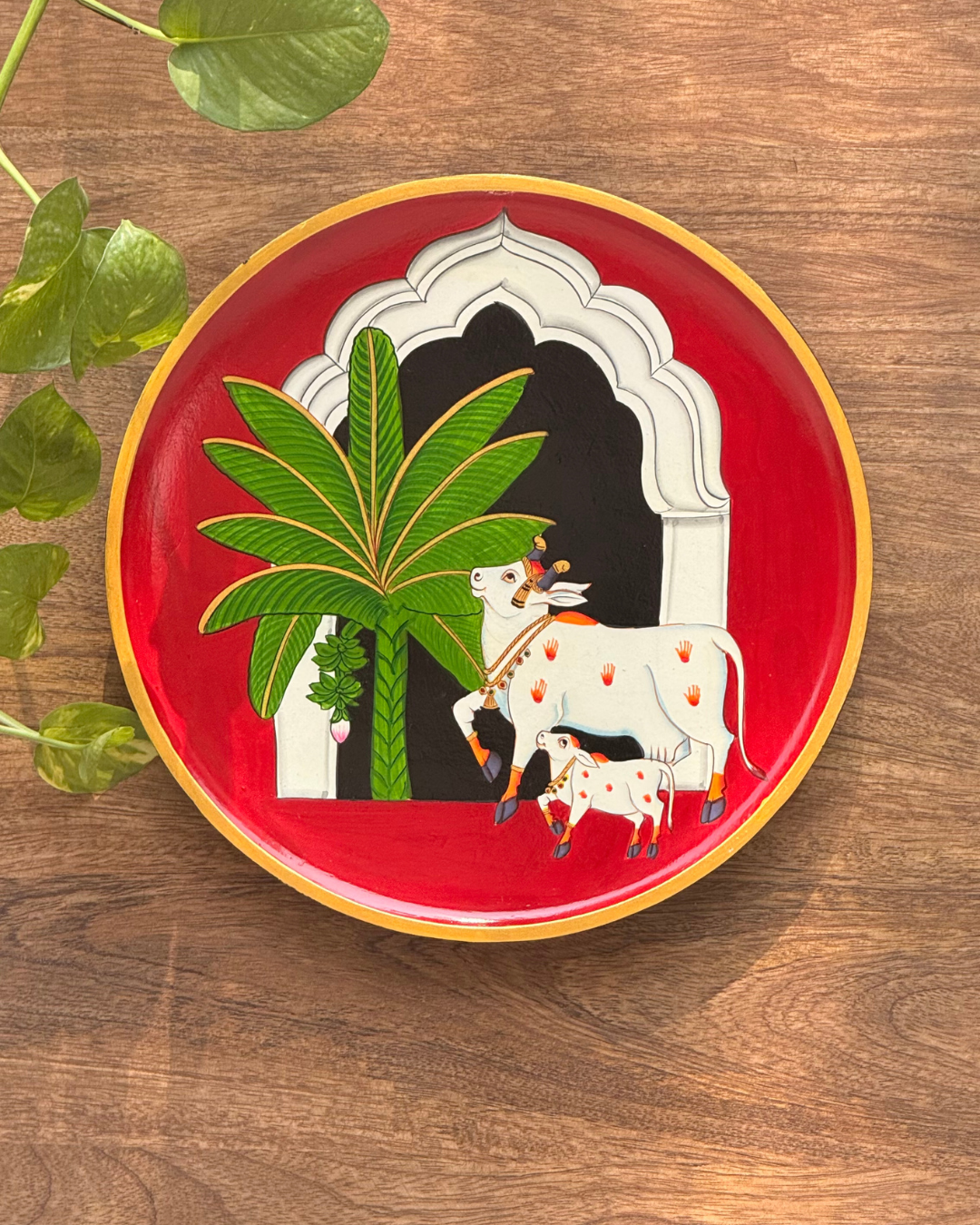 Wooden Wall Plates Vatsalya Murti