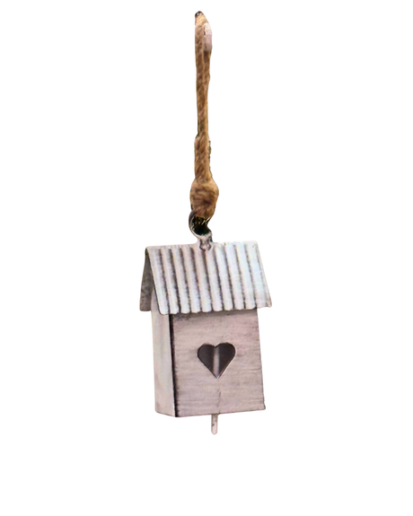 Mini Hanging Heart House Ornament
