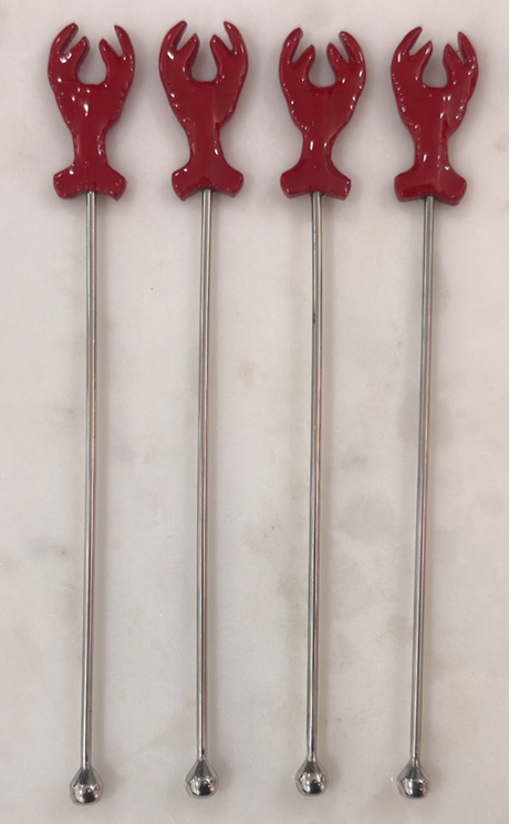 Lobster Cocktail Stirrer (Set of 4)