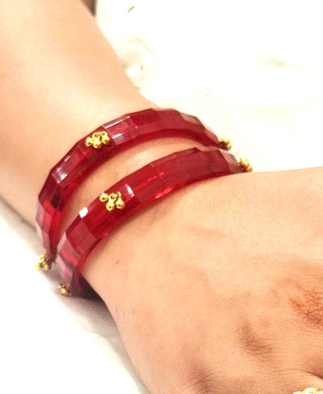 Preet Acrylic With Ghungru Bangles