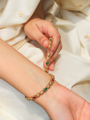 Kavya Multi Colour Stone Bangles