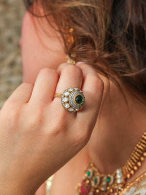 Akrati Regal Elegance Mossanite Ring