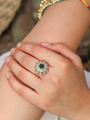 Akrati Regal Elegance Mossanite Ring