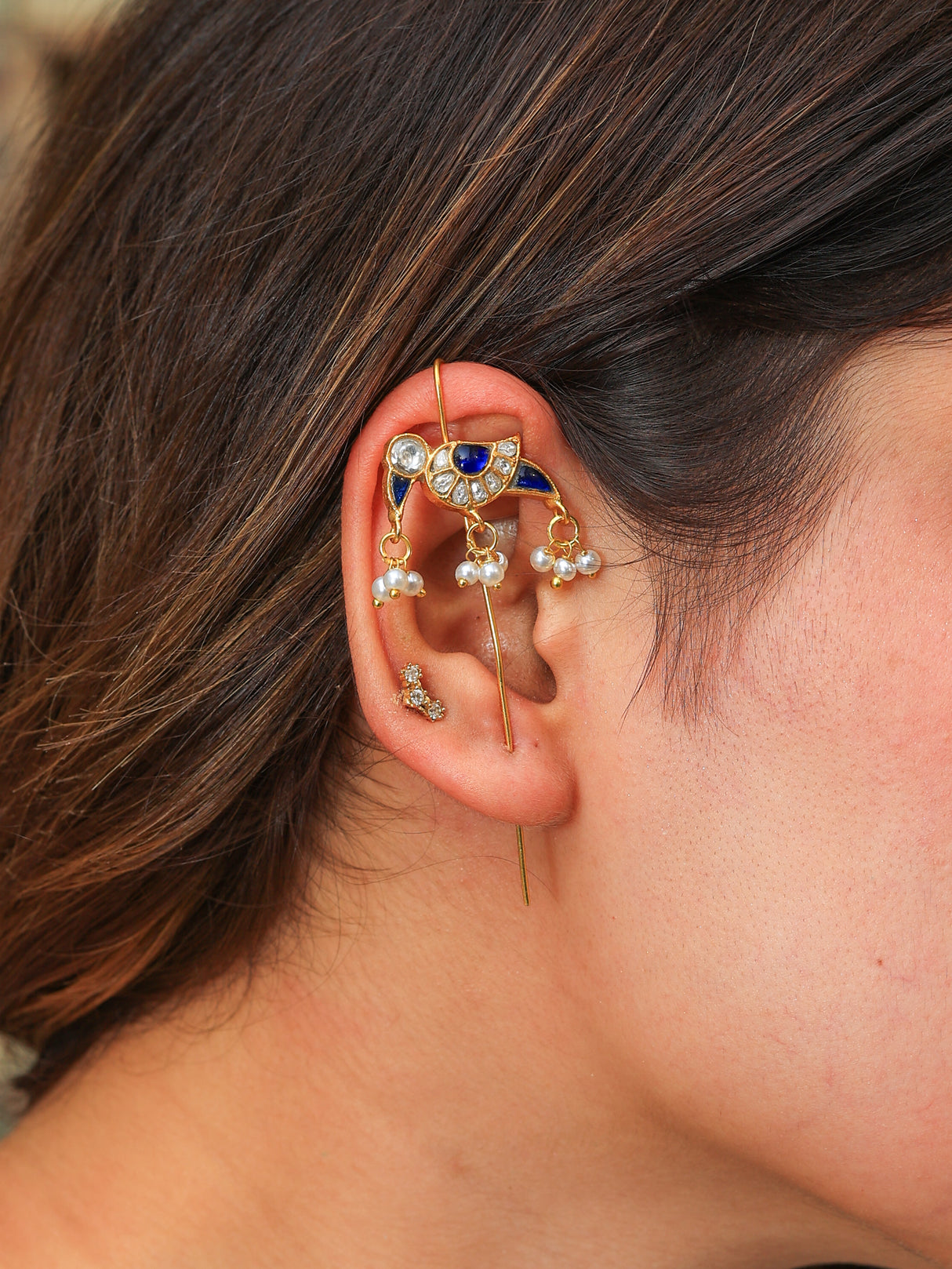 Kan-priya bird ear cuff