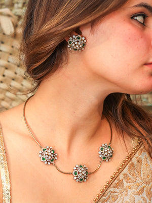 Tanya moissanite hasli set