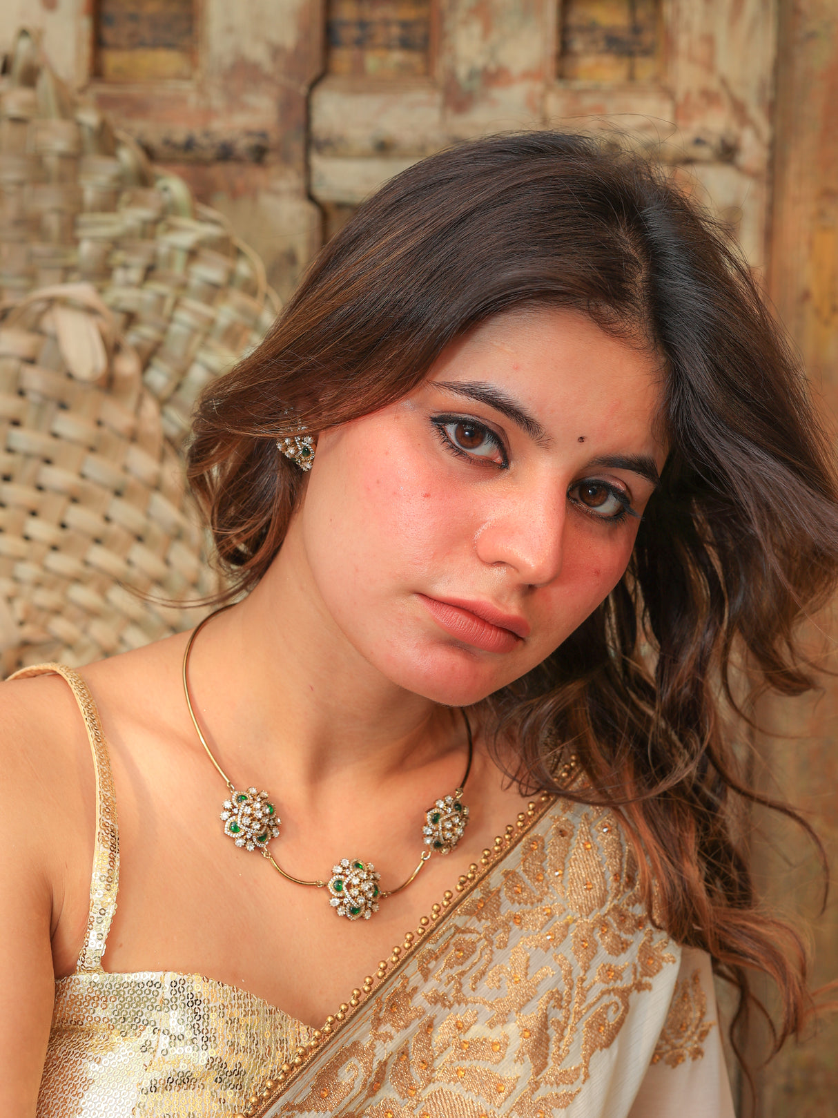 Tanya moissanite hasli set