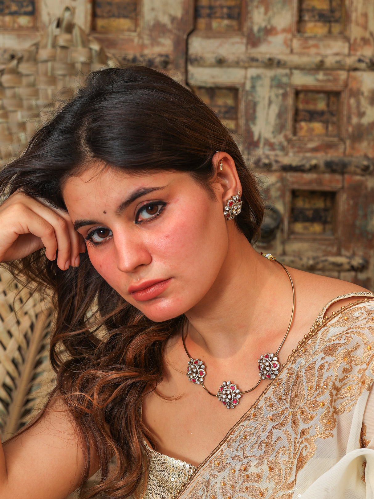 Tanya moissanite hasli set