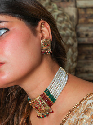 Latika Jadau necklace set