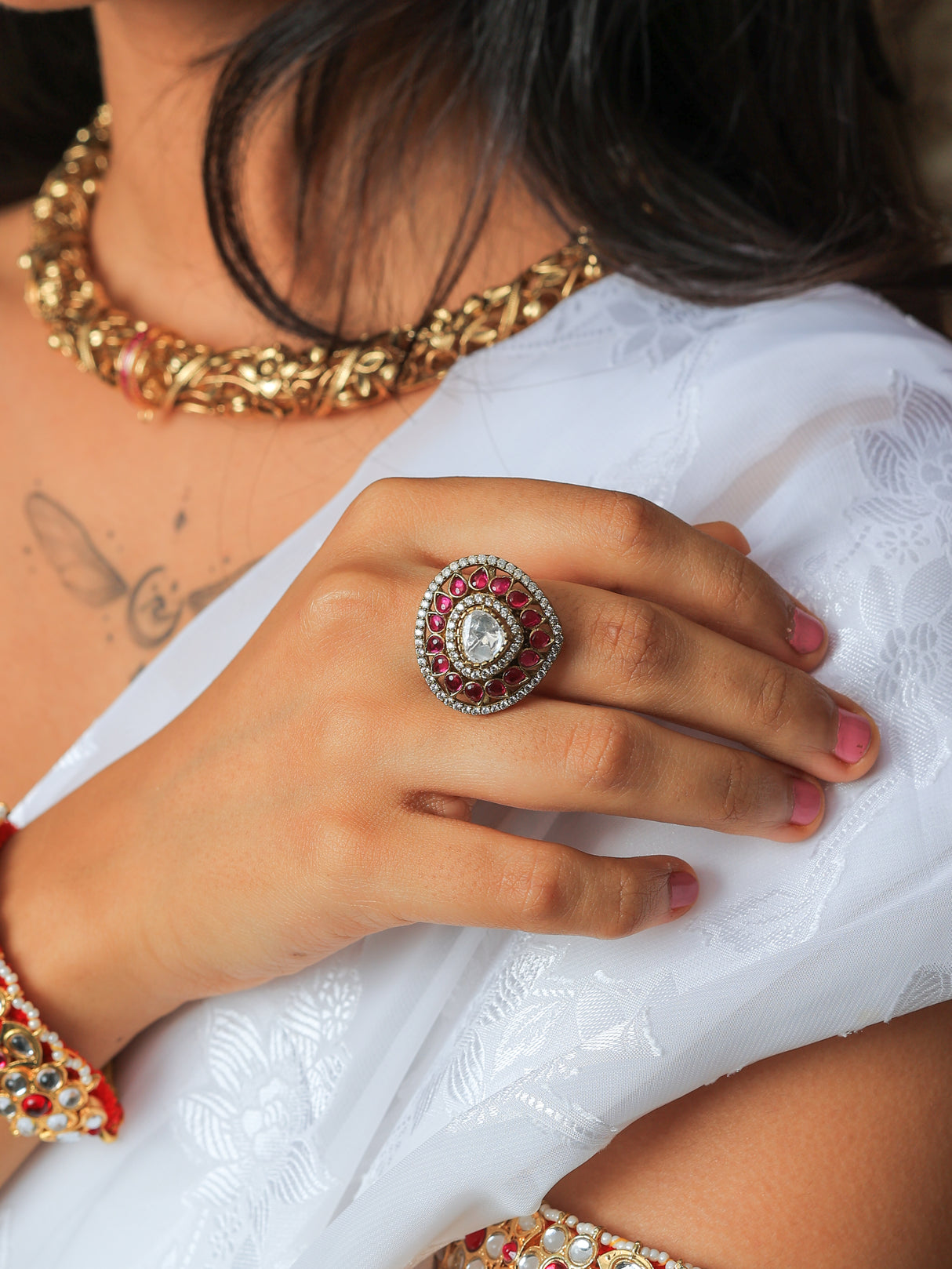 Malvika Adorable Charm Moissanite Ring