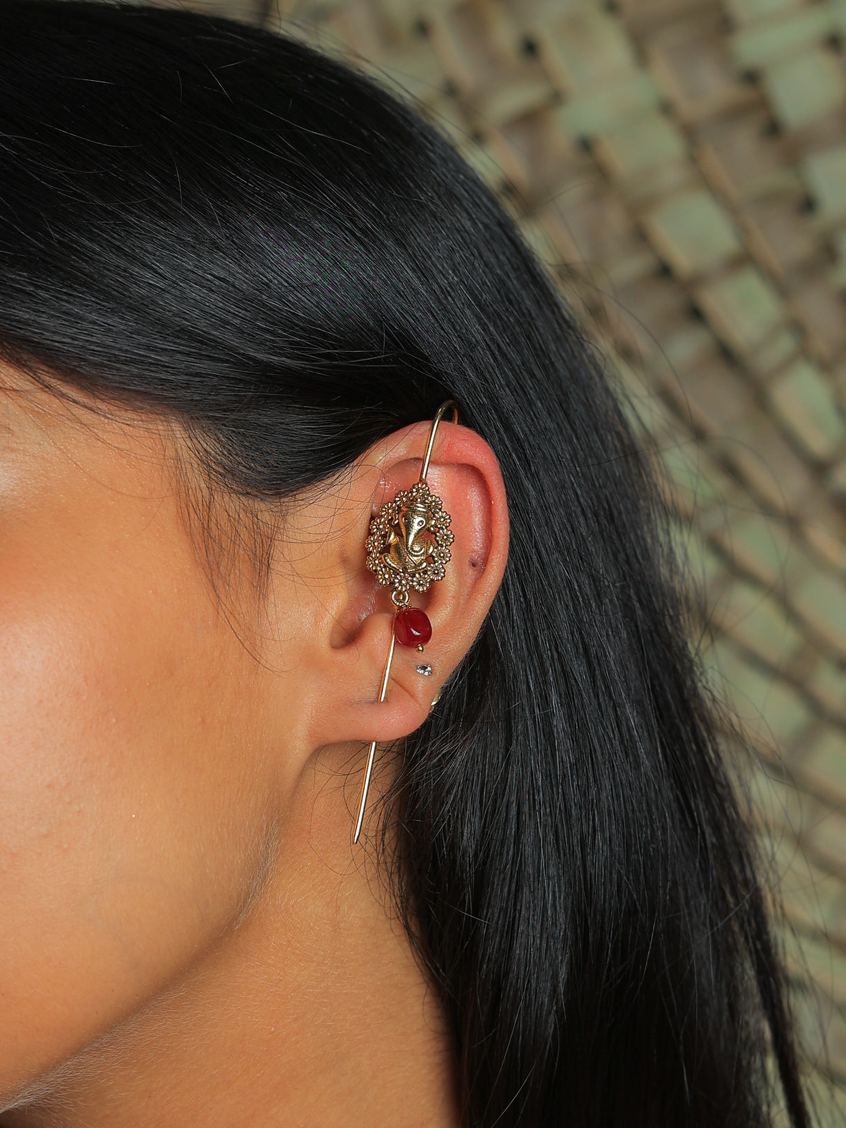 Ganesha ear cuff