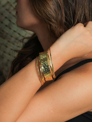 Prisha Brass Plated Bangles