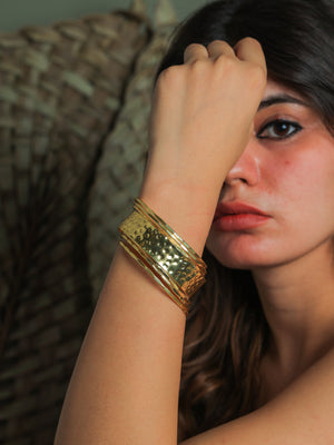Prisha Brass Plated Bangles