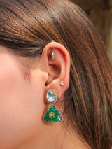 Parin Copper brass with stone necklace set