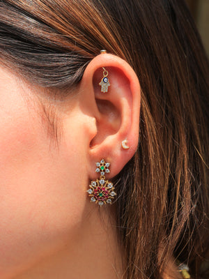 Adhrit stone necklace set