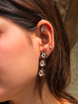 Ganak 3- layer kundan necklace set