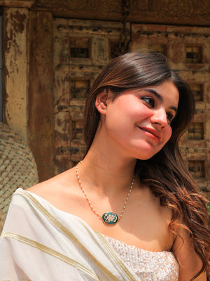 Kamna Enamel pendant necklace