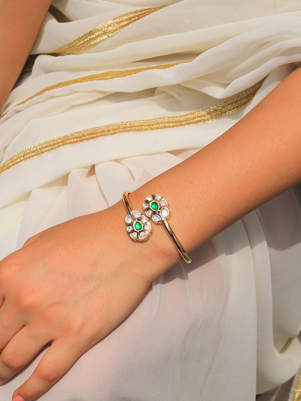 Tulika Tyaani kundan bracelet