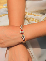 Trivene Tyaani kundan bracelet