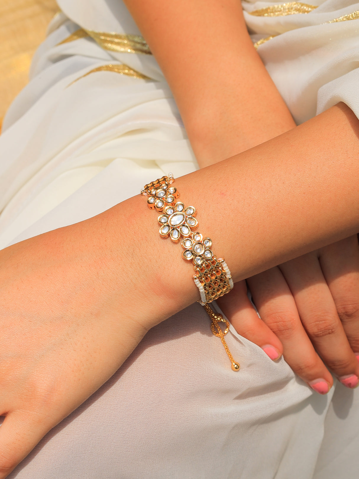 Ahana Kundan Bracelet