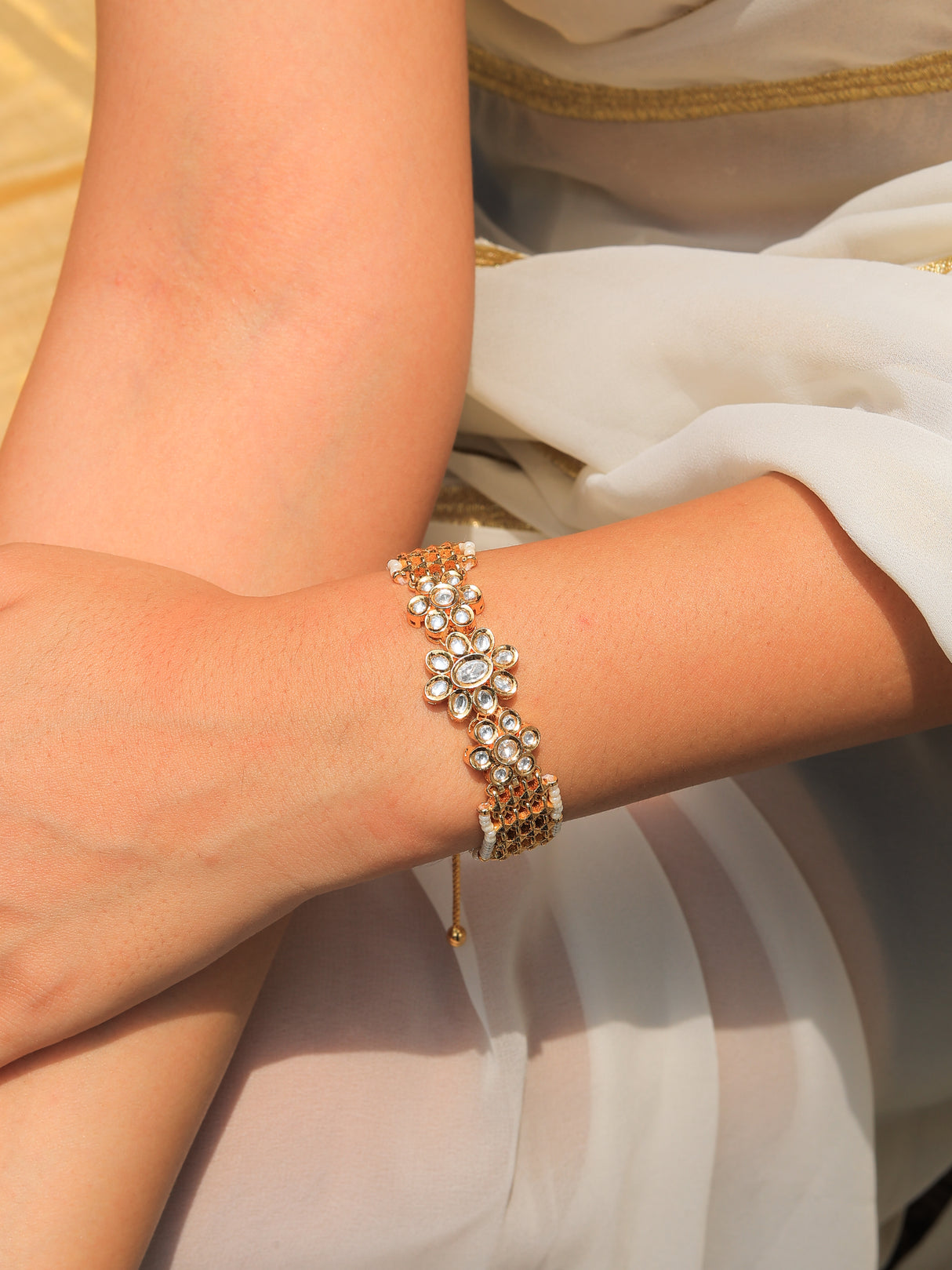 Ahana Kundan Bracelet