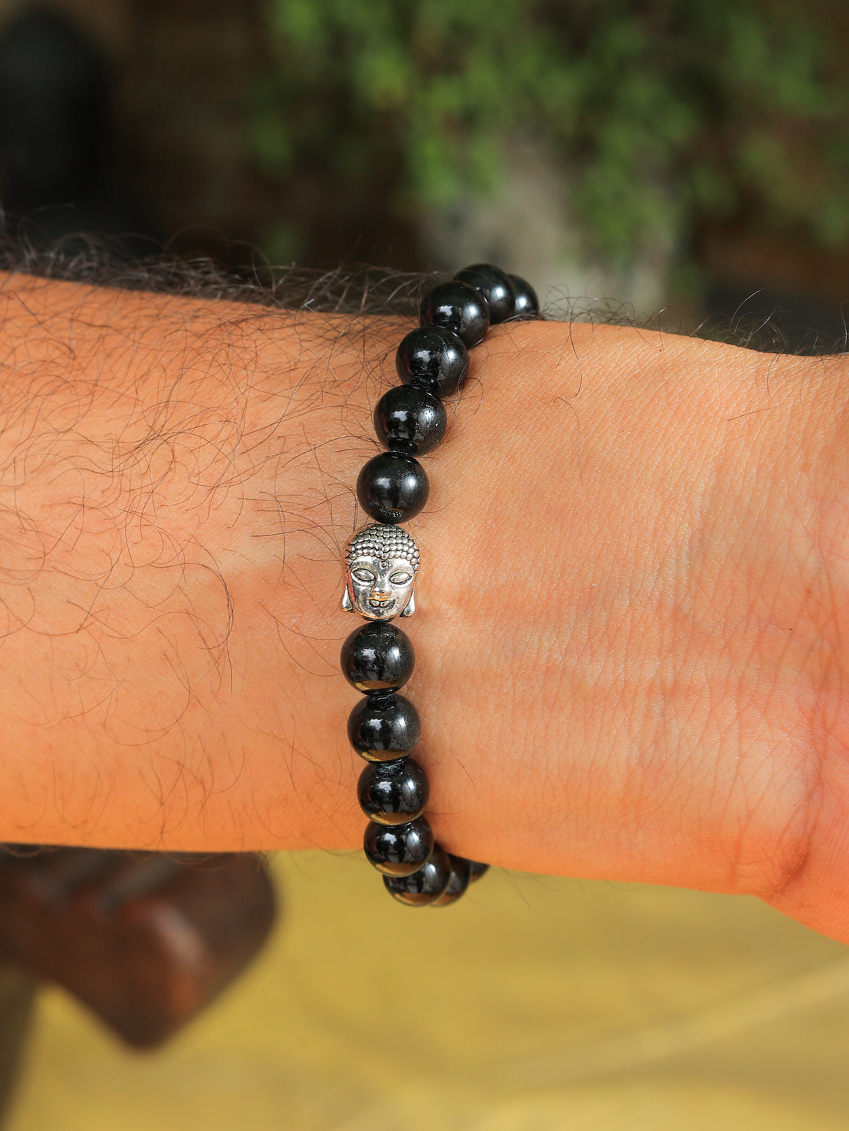 Unisex Anxiety Reliever Black Tourmaline Bracelet – Protection & Positivity