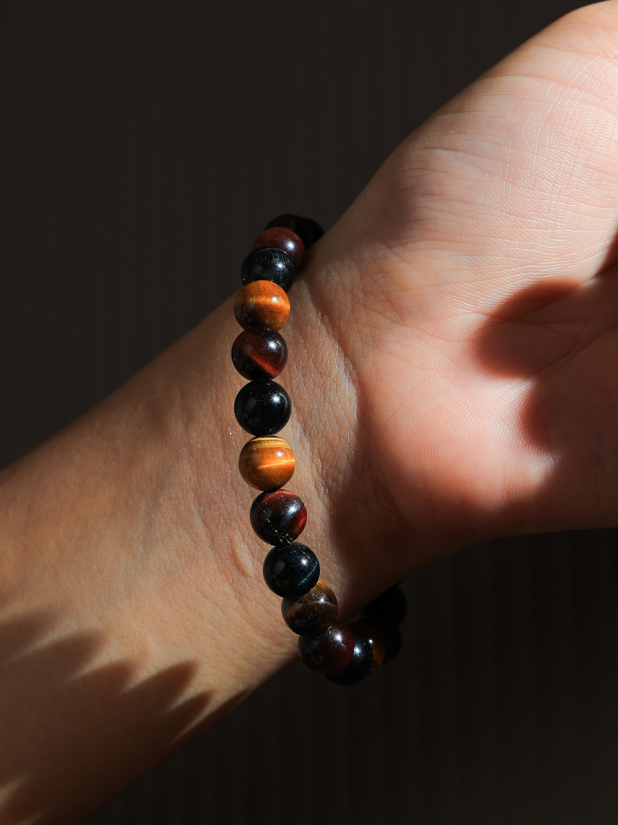 Unisex Multi Tiger Eye Courage Bracelet – Strength, Confidence & Balance