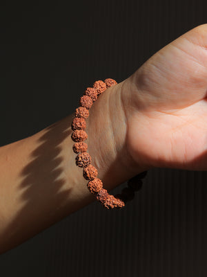 Unisex Peace & Protection (5 Mukhi Rudraksha Bracelet)