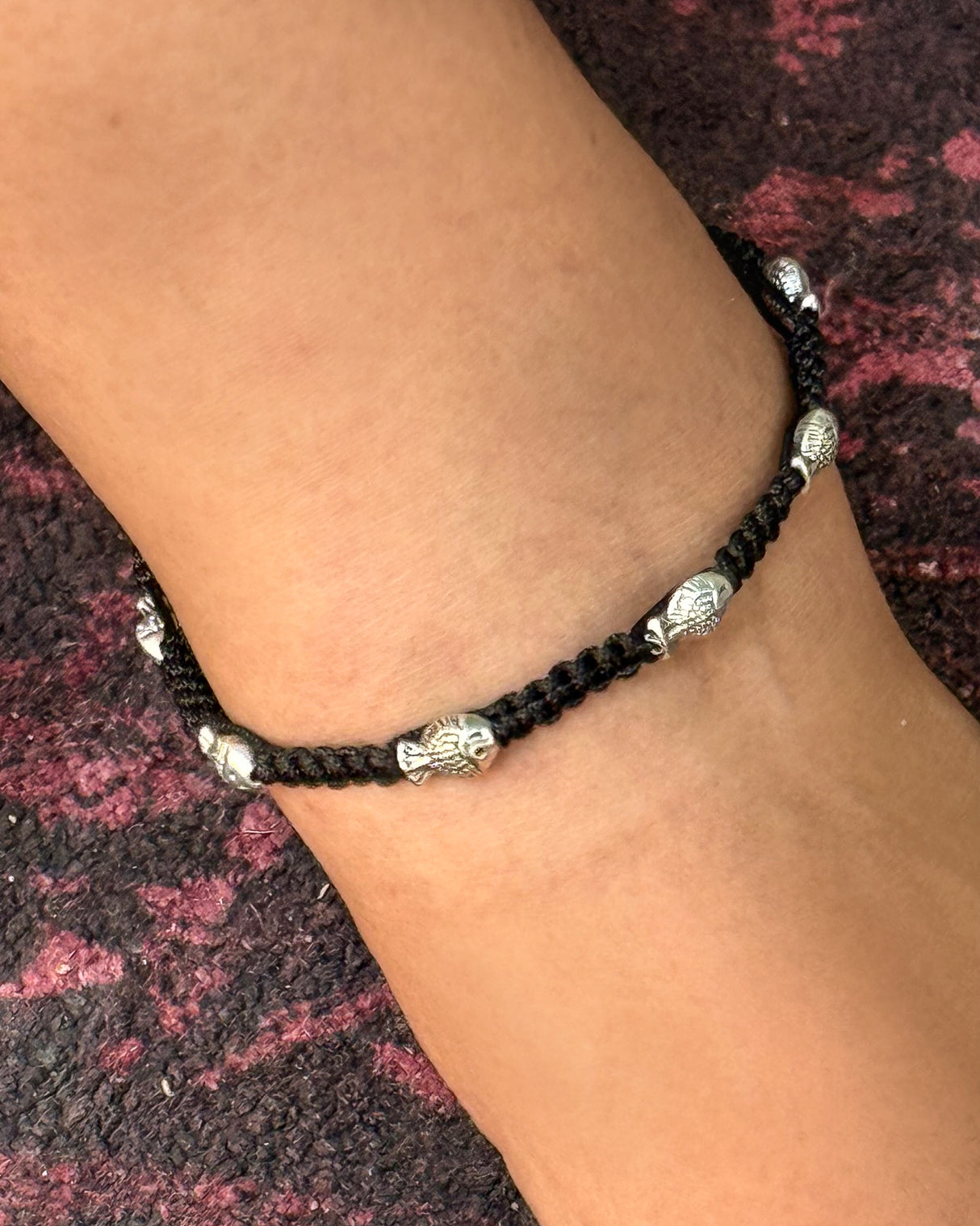 Noornazar Thread Charm Anklet