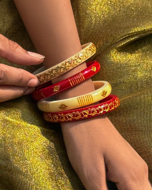 Rajshree Shakha Pola bangles