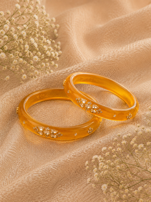 Raunak Royal Elegance Kundan Bangles (Set of 2pcs)