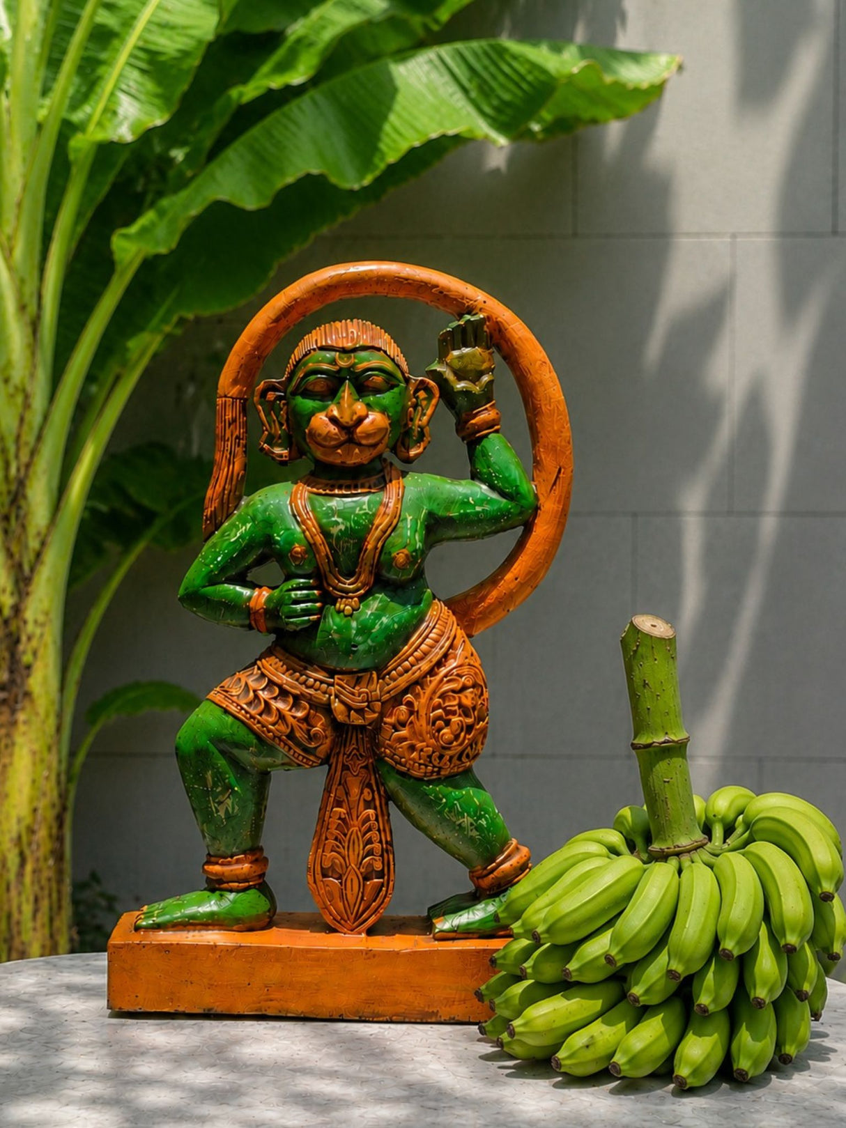 Mystic Hanuman Décor Sculpture