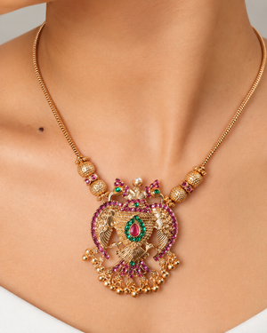 Zehra Royal Pendant Necklace Set