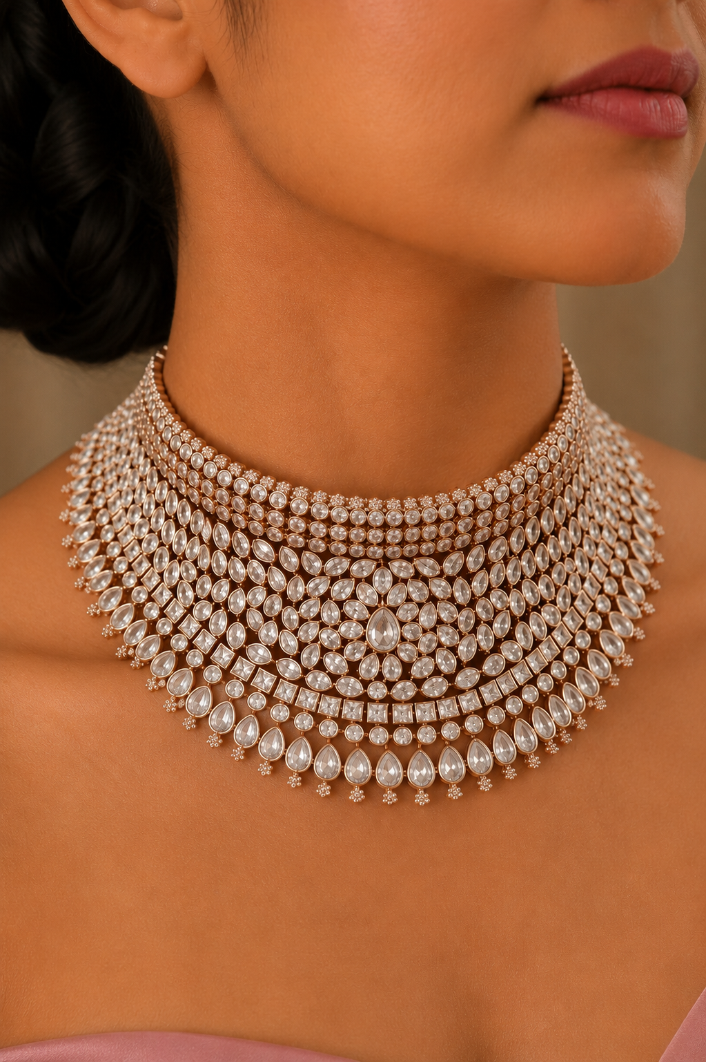 Maharani Royal Kundan Choker Set