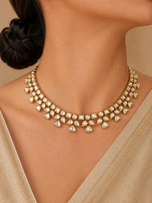 Basara Pearl Drop Necklace Set