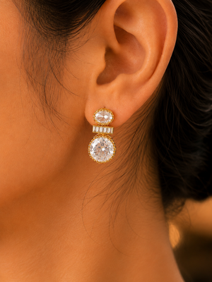Motia Regal Oval Stone Necklace Set