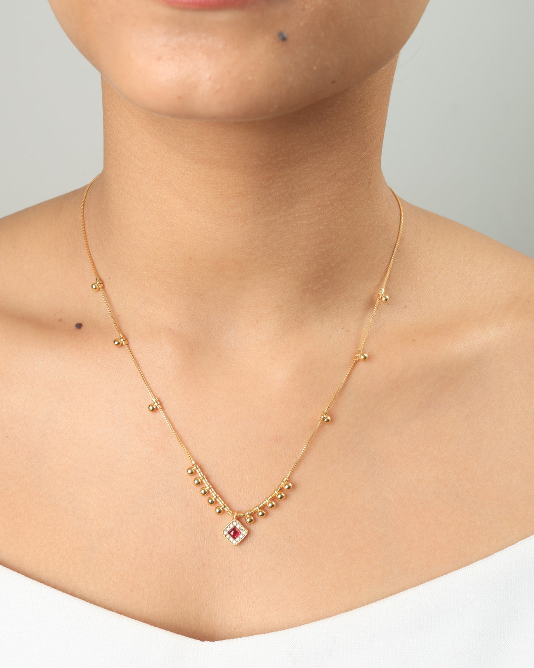 Afsaneh Ruby Pendant Necklace