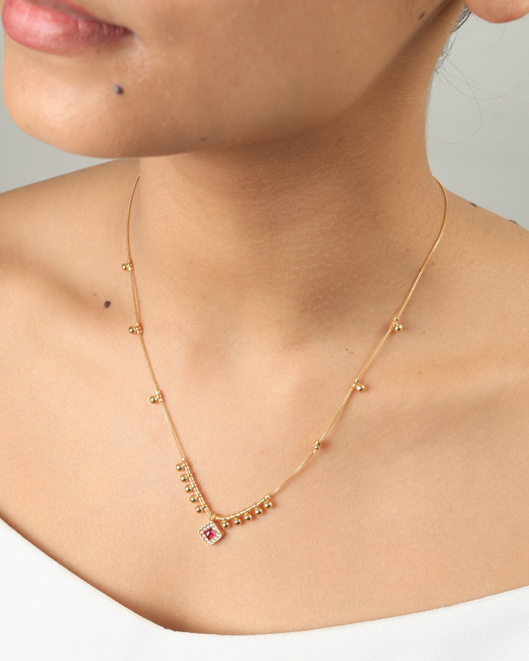 Afsaneh Ruby Pendant Necklace