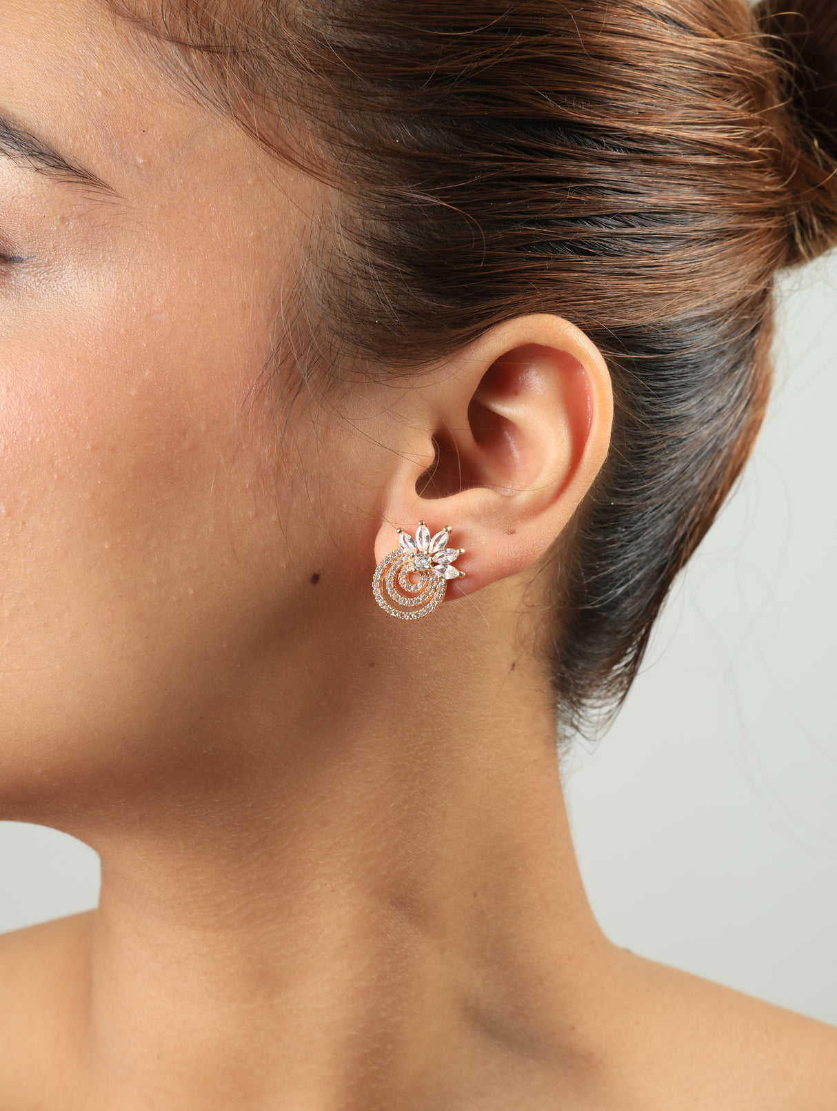 Revati Zircon Stud Earrings