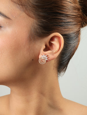 Revati Zircon Stud Earrings