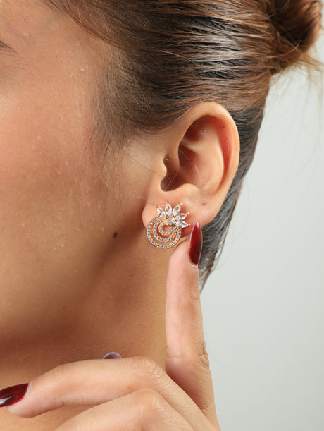 Revati Zircon Stud Earrings