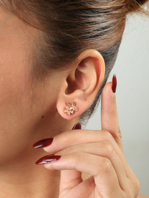 Charuta Zircon Stud Earrings