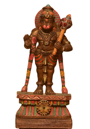 HANUMAN-WOODEN STATUE