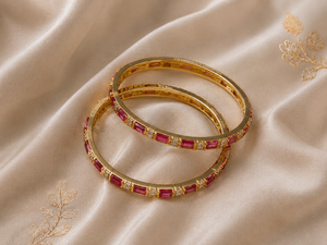 Giti Ruby Bangle-2pc set