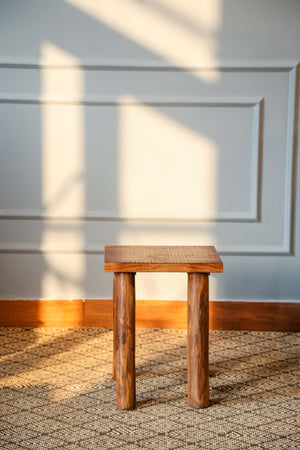Vintage Look Wooden Stool