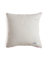 Cotton printed cushion cover with French Knot embroidery